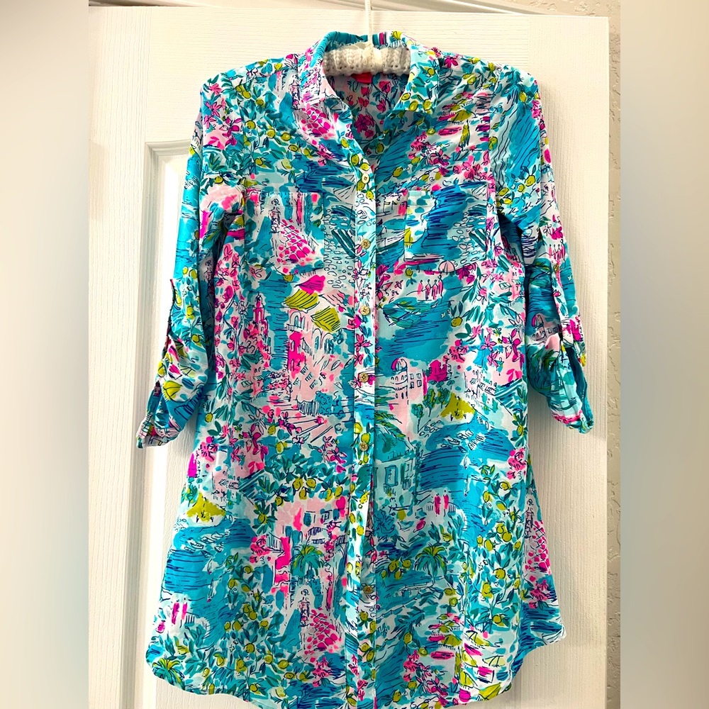 Lilly Pulitzer tunic/beach coverup